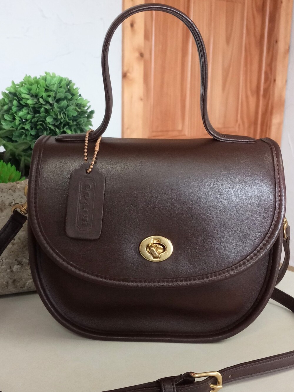 Coach Bella Court USA bag, 1994, Mahogany Brown